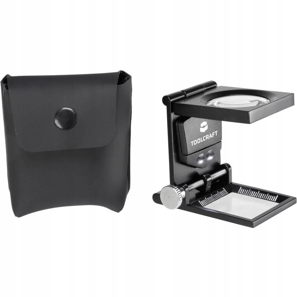 Lupa tacka TOOLCRAFT, z diodą LED 6 x