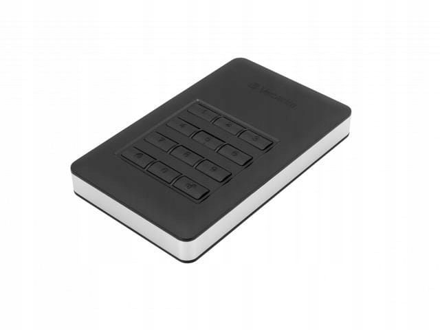 Dysk zewnętrzny Verbatim 2TB Secure 2,5" USB 3.1 czarny szyfrowany