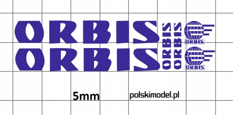 KALKOMANIA AUTOSAN ORBIS 1/72