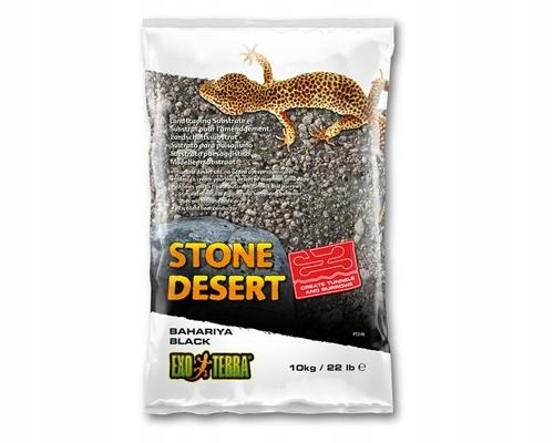 EXO TERRA DESERT STONE CZARNE PODŁOŻE 10KG HAGEN