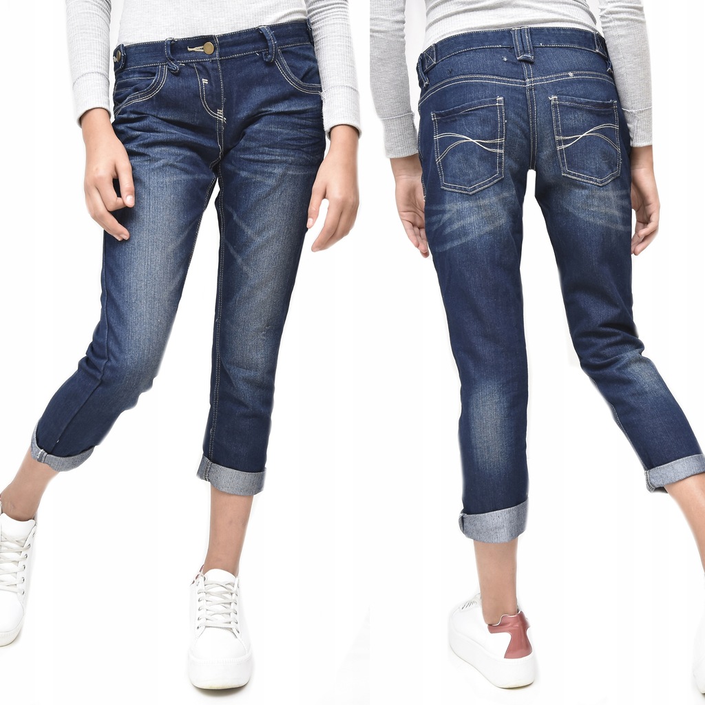 BOYFRIEND modne spodnie NEXT jeans rozmiar 32