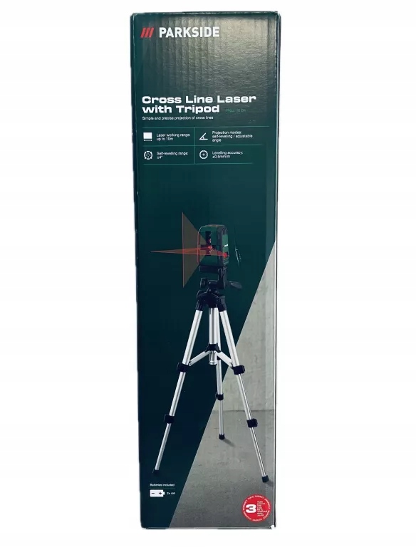 PARKSIDE LASER KRZYŻOWY PKLL 10 B4 ZE STATYWEM