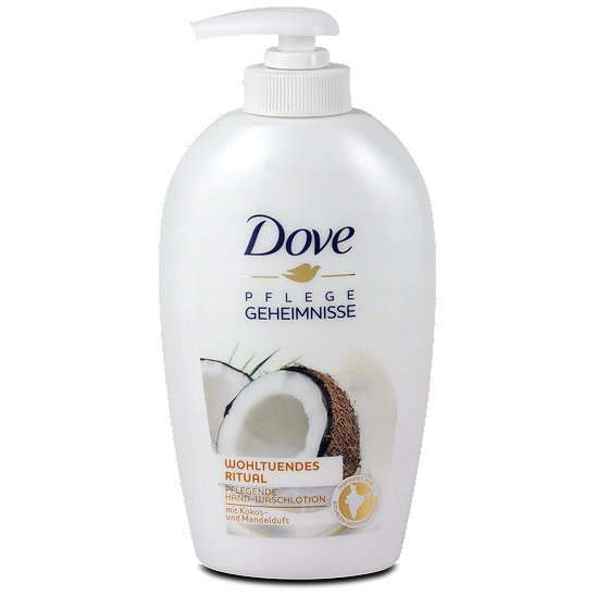 MYDŁO DOVE KOKOS Z POMPKĄ 250ml Z NIEMIEC 7731409922 oficjalne