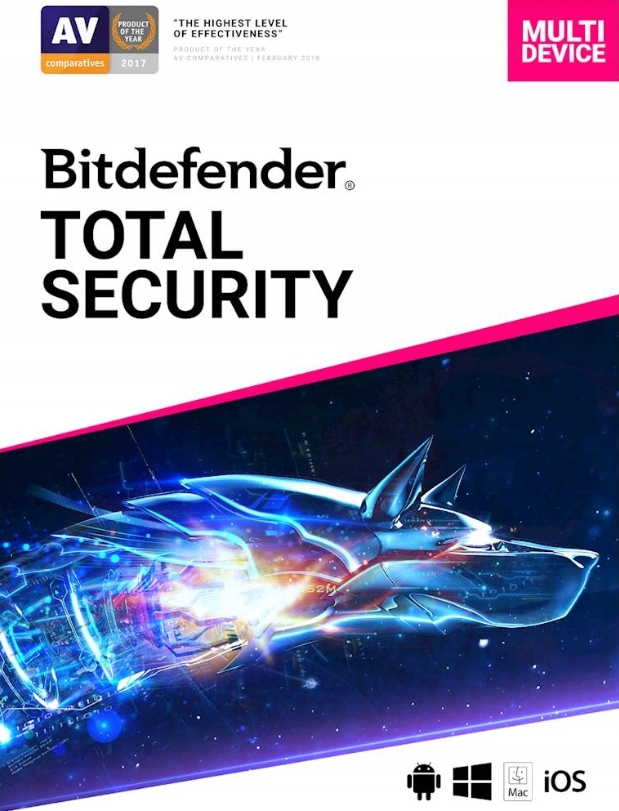 Купить Bitdefender Total Security 2020 180 дней 5 устройств: отзывы, фото, характеристики в интерне-магазине Aredi.ru
