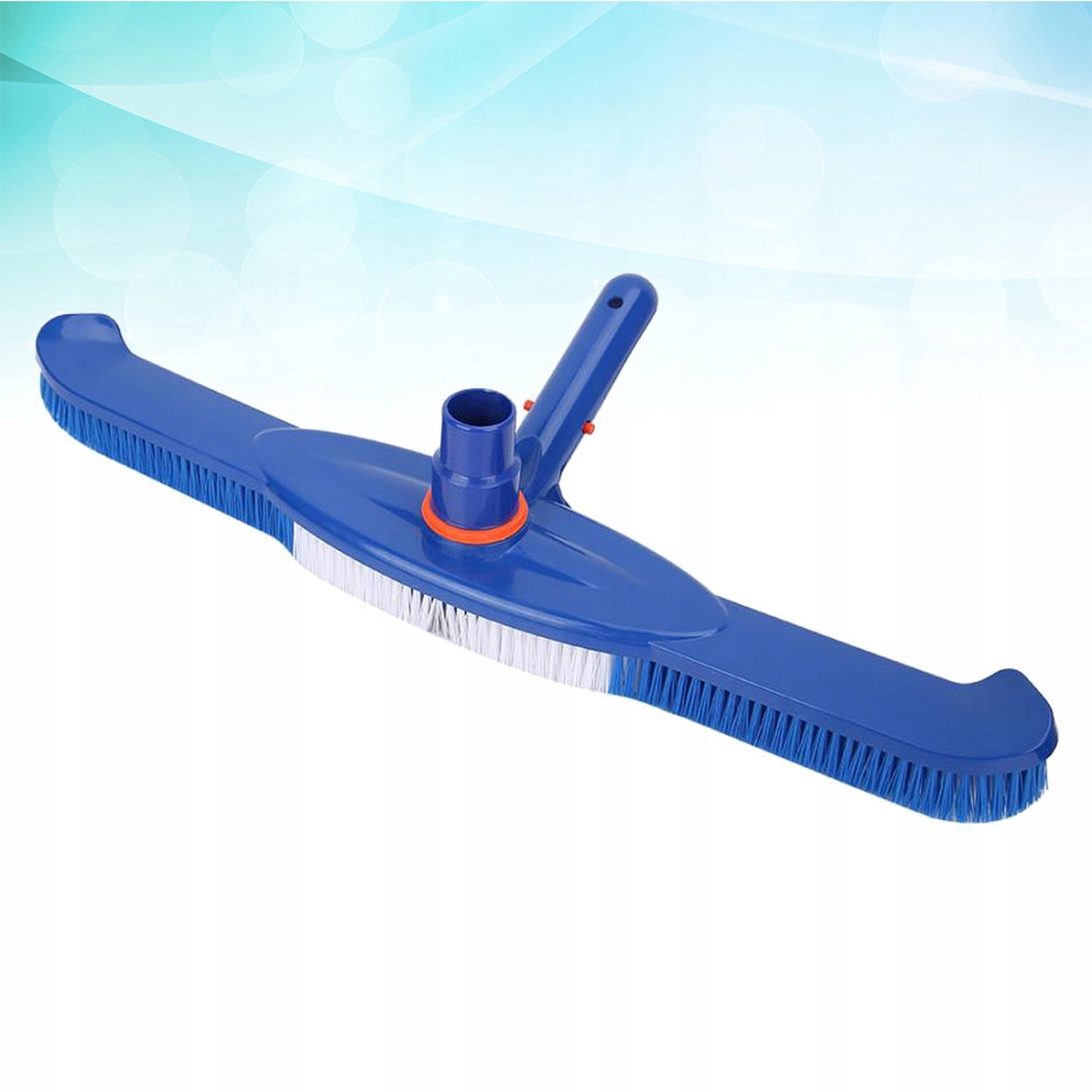 SZCZOTKA DO CZYSZCZENIA BASENU 20 PLASTIKOWE WŁOSIE (NIEBIESKA)