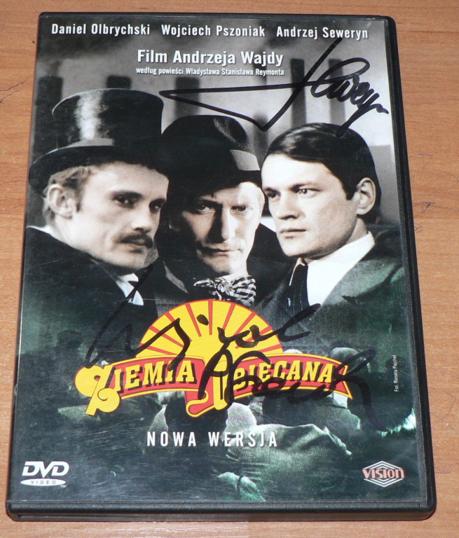 Ziemia obiecana Dvd - autograf Andrzej Seweryn