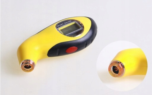 Cyfrowy manometr do pomiaru ciśnienia w oponach