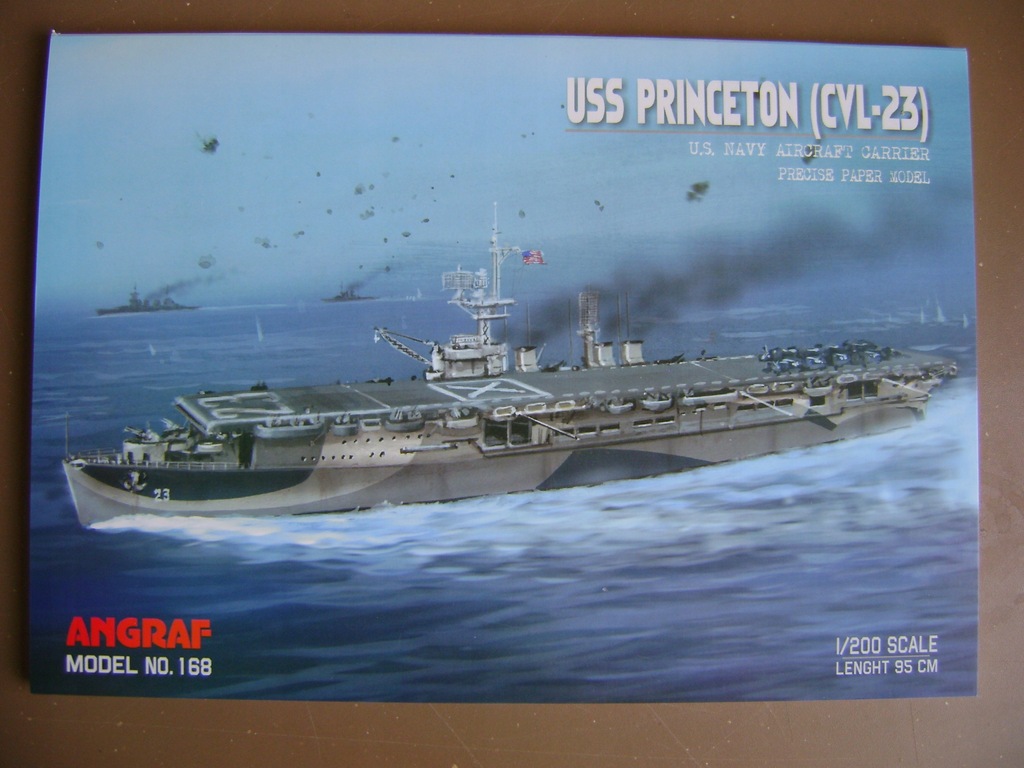 USS PRINCETON ANGRAF MODEL 1:200