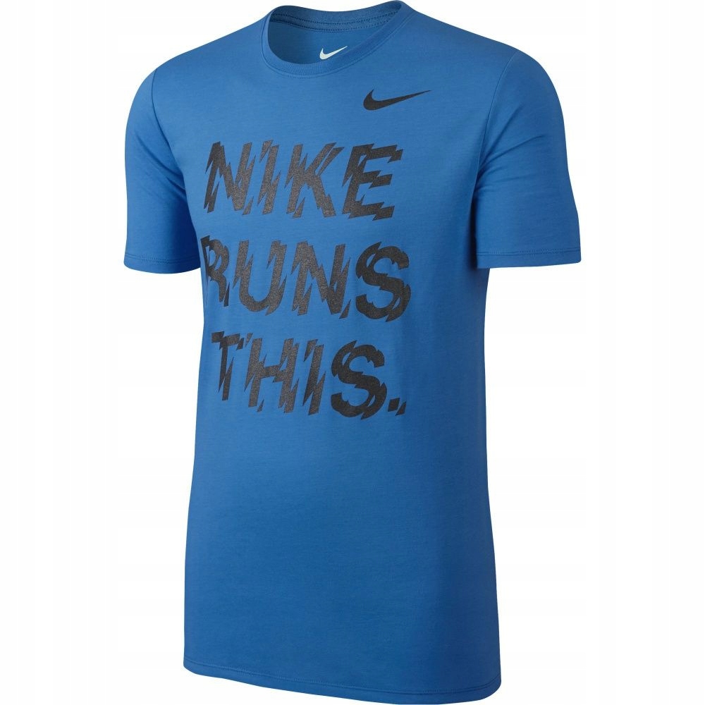 T-Shirt Nike Run This Tee 778345 406 XL niebieski