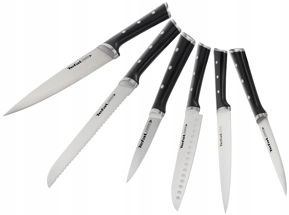 ZESTAW NOŻE TEFAL ICE FORCE 6 KOMPLET NOŻY NÓŻ - 10662673017 ...