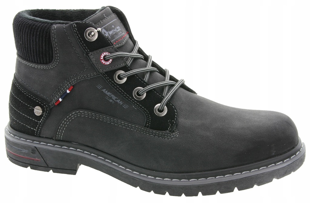 AMERICAN CLUB RH36 TRAPERY BUTY ZIMOWE NEW BLK 43