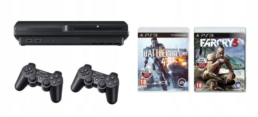 Konsola Sony Playstation 3 Slim 320 GB PS3 Gry Wojenne