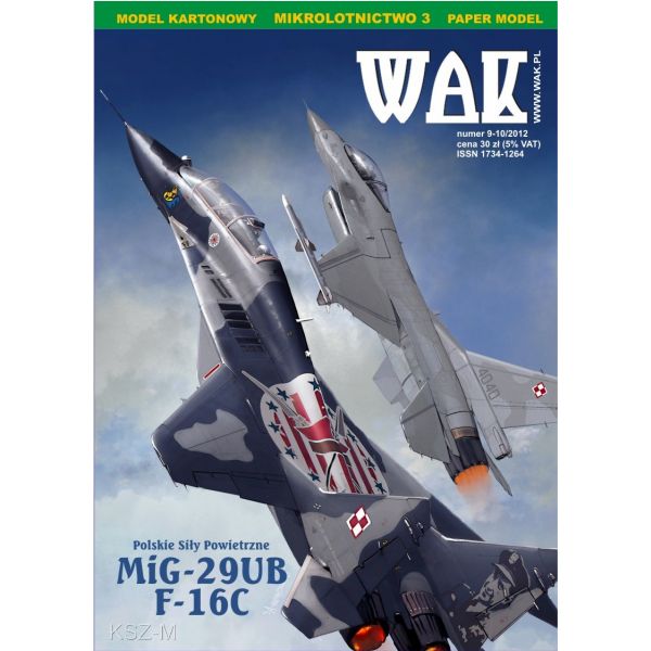 Купить ВАК 9-10/12 Самолеты МиГ-29УБ и F-16С 1:50: отзывы, фото, характеристики в интерне-магазине Aredi.ru