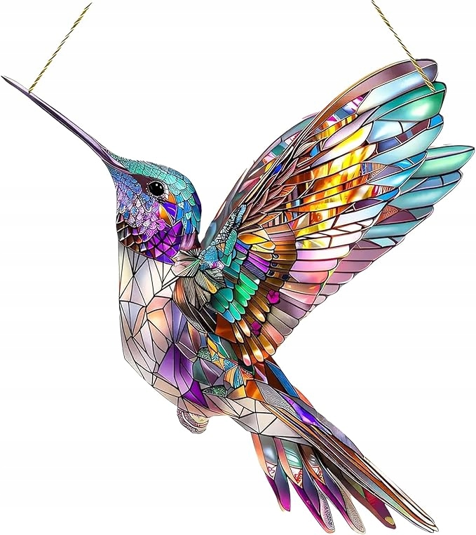 Varkage Koliber łapacz słońca na okno