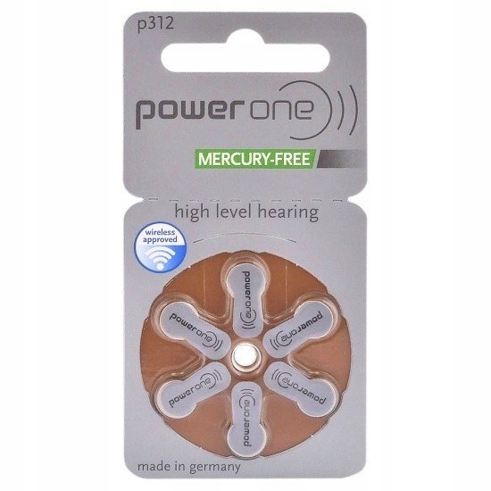 Купить Батарейки для слуховых аппаратов Power One Varta 312 MF: отзывы ...