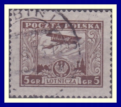 POLSKA - znaczek kasowany z 1925 roku. Z 7542.