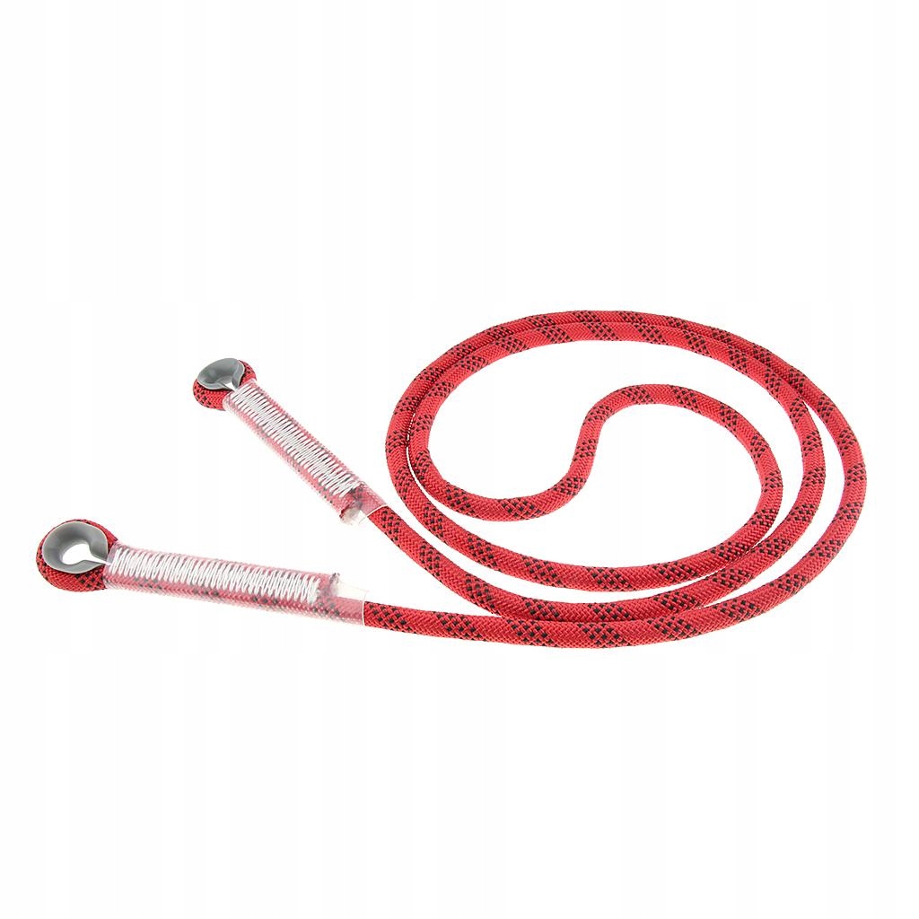 Climbing Knotted Pre sewn Eye to Eye Prusik Loop Cord Static Red 210cm