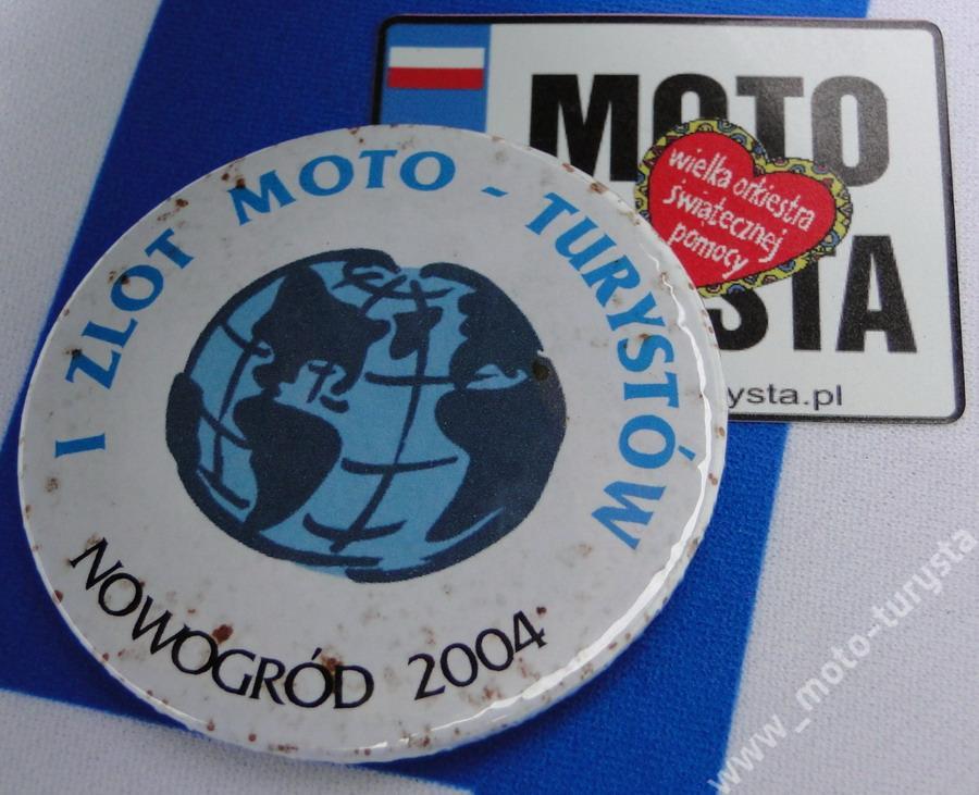 I Zlot Moto-Turystów 2004 - historyczny znaczek