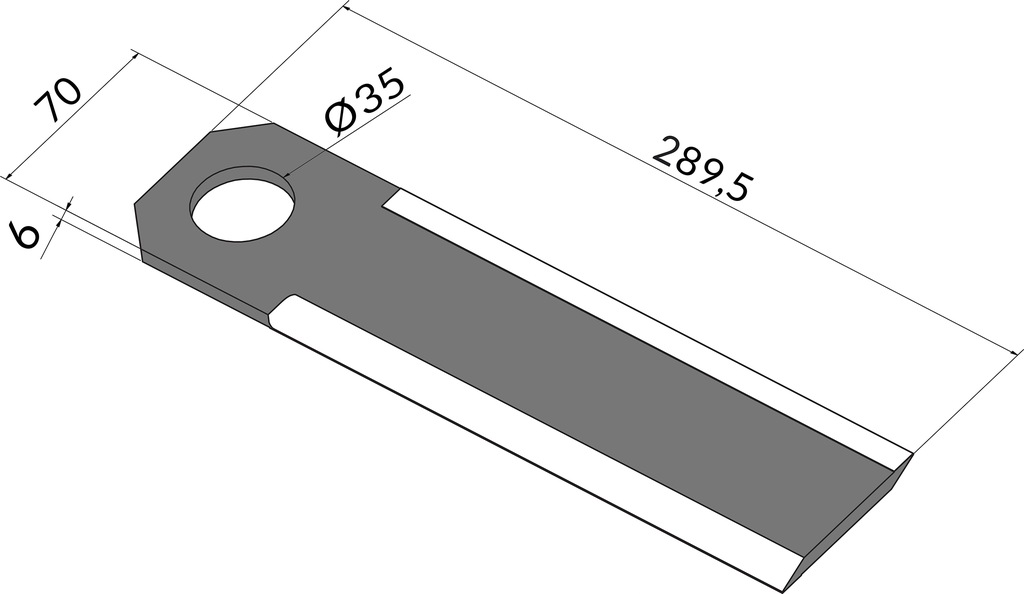 Nóż UTWARDZONY PTA do przystawki OLIMAC DR12300 - 8371195796 ...