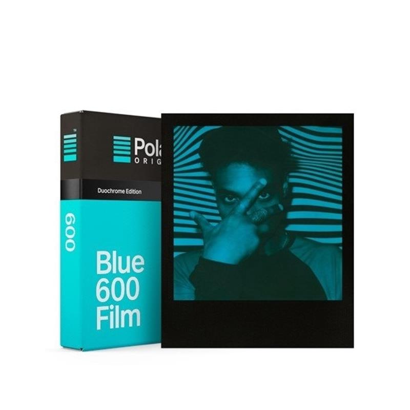 Wkład POLAROID600 Blue Film czarne ramki duochrome