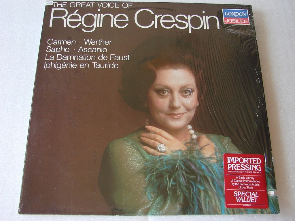 Regine Crespin - The great voice of LP 1985 EX-