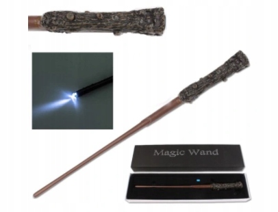 MAGICZNA RÓŻDŻKA LED HARRY POTTER ŚWIECĄCA PUDEŁKO