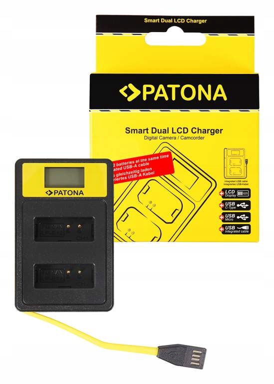 Ładowarka Patona USB Smart DualCanon LPE12 LPE12
