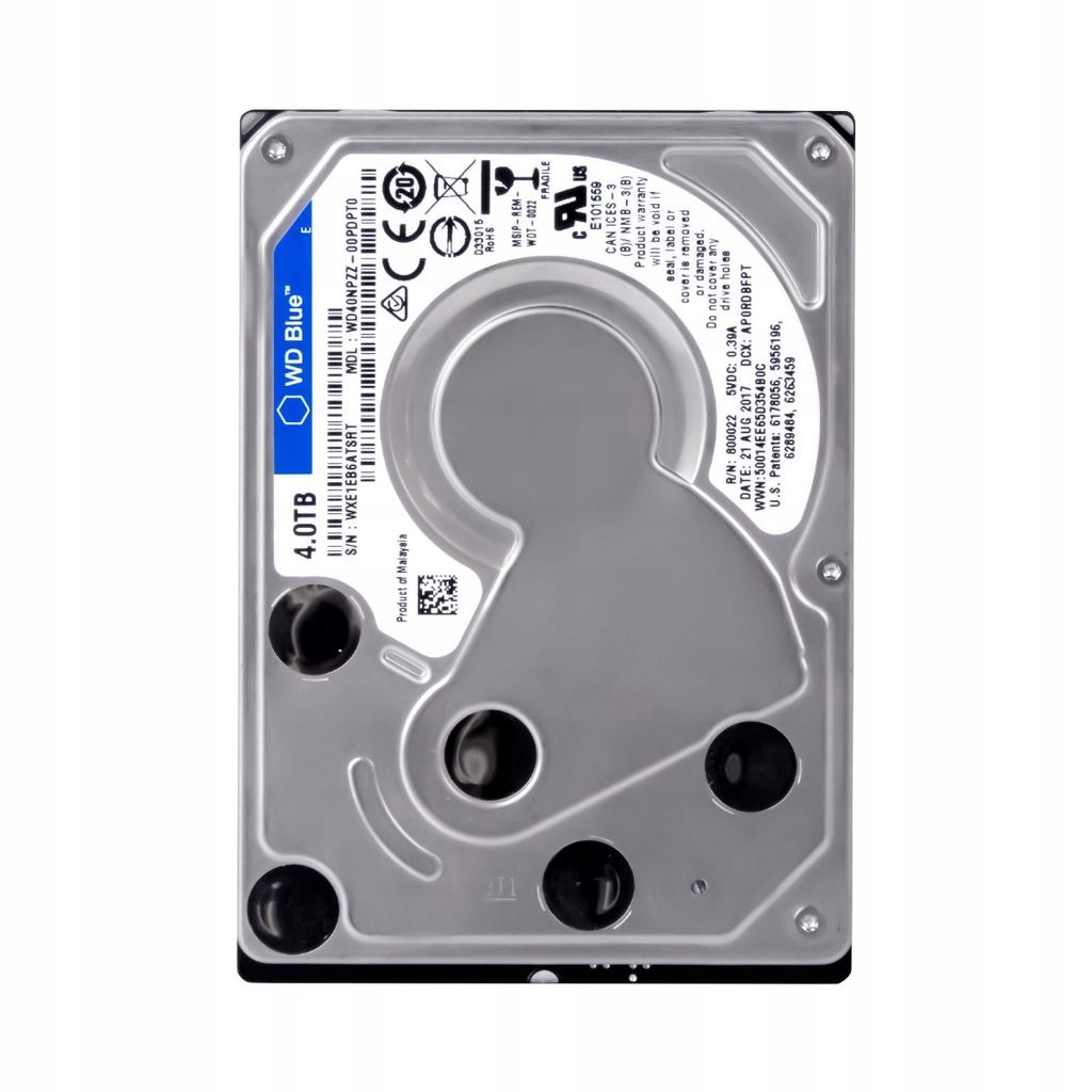 WD BLUE 4TB 5.4K 8MB SATA III 2.5'' WD40NPZZ - 12873523379 - oficjalne ...