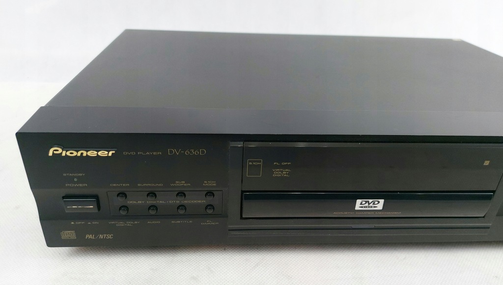 Pioneer DV-636D - odtwarzacz CD/DVD + pilot - 13649113090