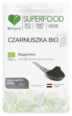 BeOrganic Czarnuszka BIO, 200g