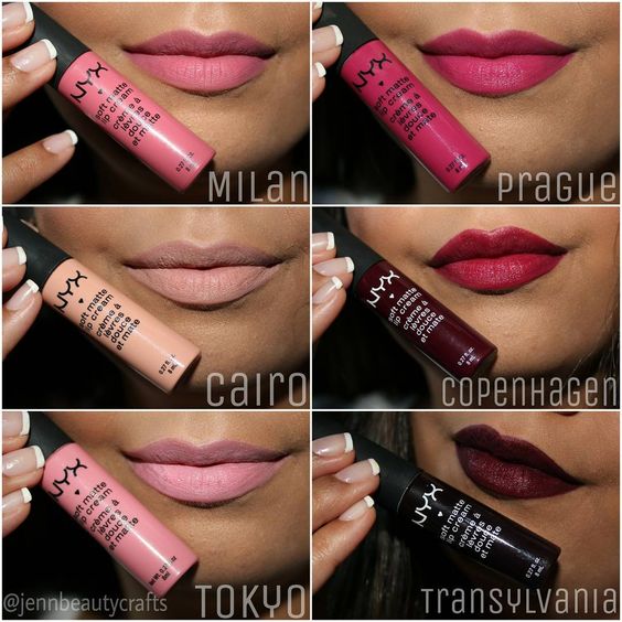 Matowa pomadka nyx soft matte 20 copenhagen mac