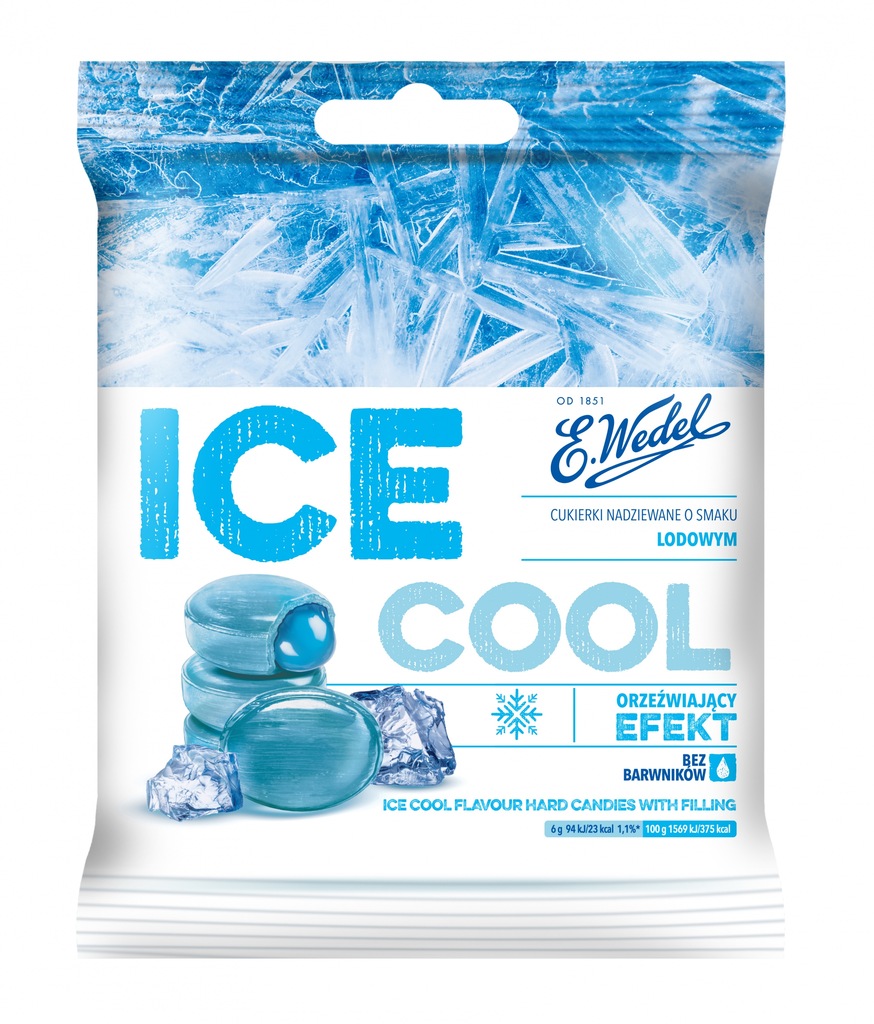 CUKIERKI WEDEL 90g ICE COOL