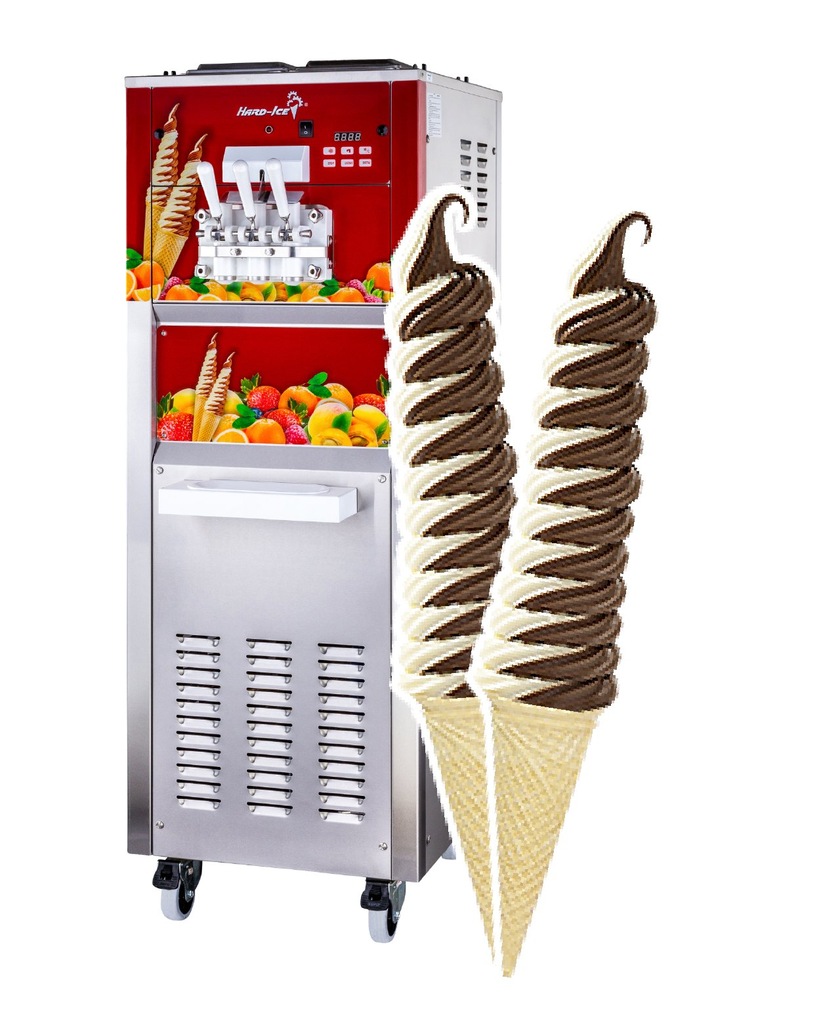 Maszyna Automat do Lodów świderki, kręcone