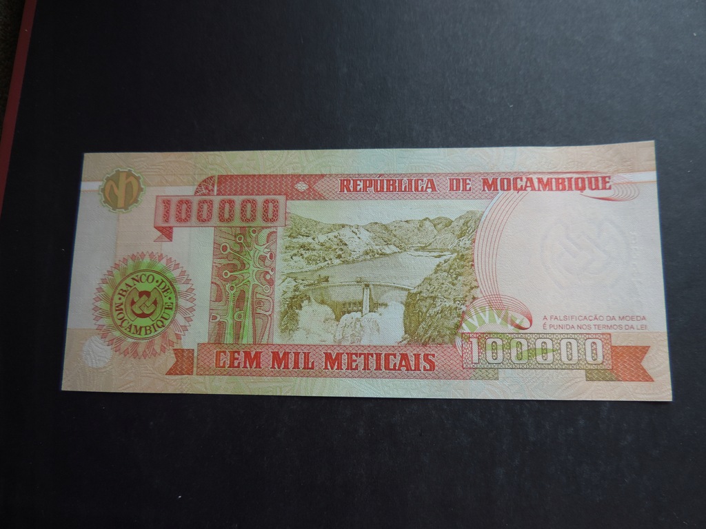 MOZAMBIK 100 000 METICAIS