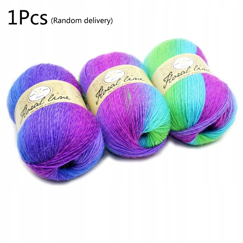 Wool Yarn Thread Handmade DIY Scarf Hat Gloves Swe