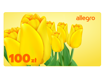 Karta podarunkowa Allegro cyfrowa 100 PLN