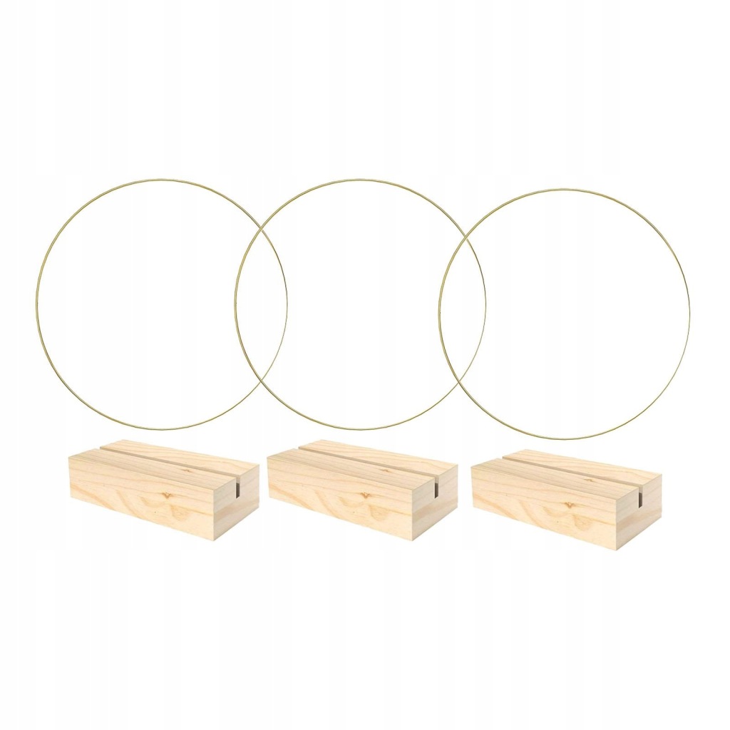 Macrame Hoops rings iron round DIY Hoops Aureate