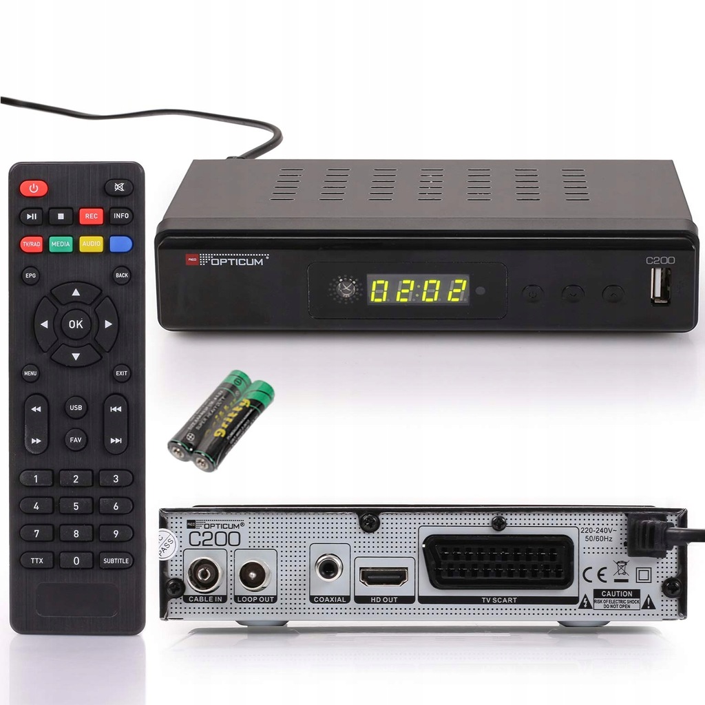 Tuner DVB-C Opticum/Globo C200 PVR H.264