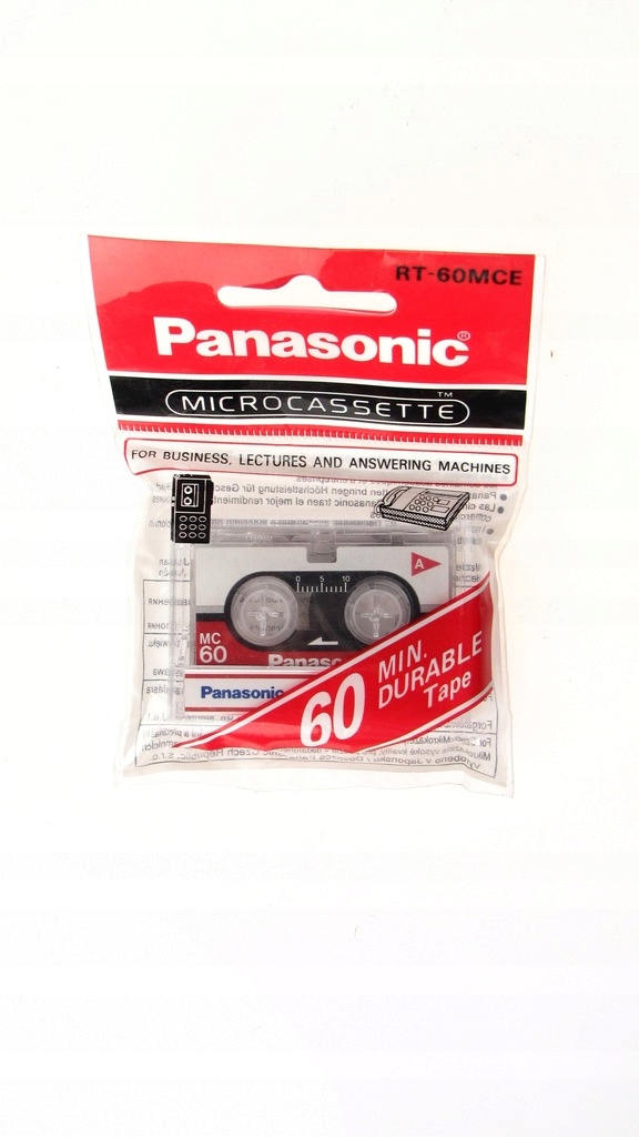 Kaseta micro do dyktafonu sekretarki Panasonic RT-60MCE 60min