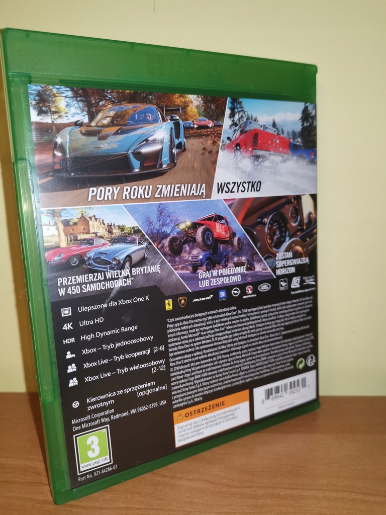FORZA HORIZON 4 XBOX ONE (CD PŁYTA) PO POLSKU PL 8694353257