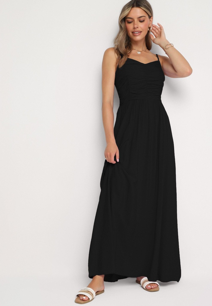 Born2Be Czarna Sukienka damska L/XL Taliowana