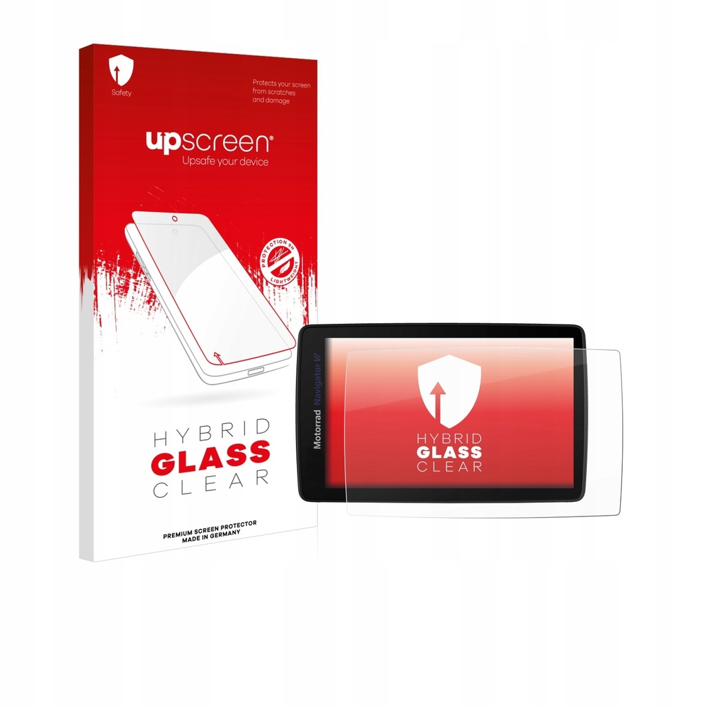upscreen Hybrid Clear Glass Screen Protector for BMW Navigator VI