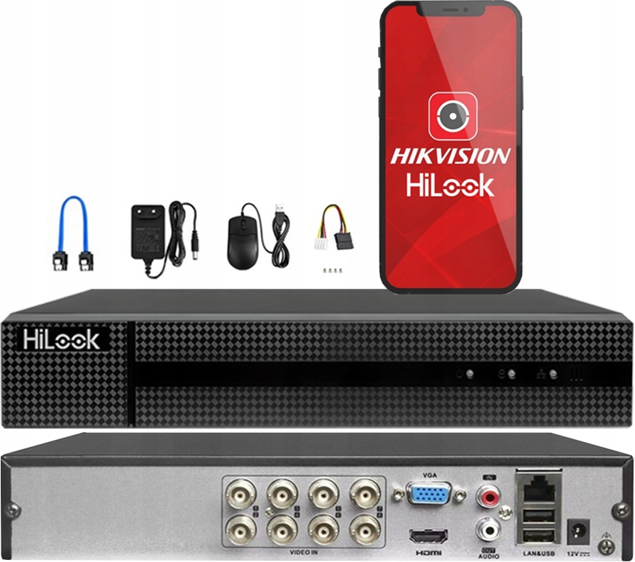 Rejestrator HiLook DVR-8CH-5MP HiLook by Hikvision