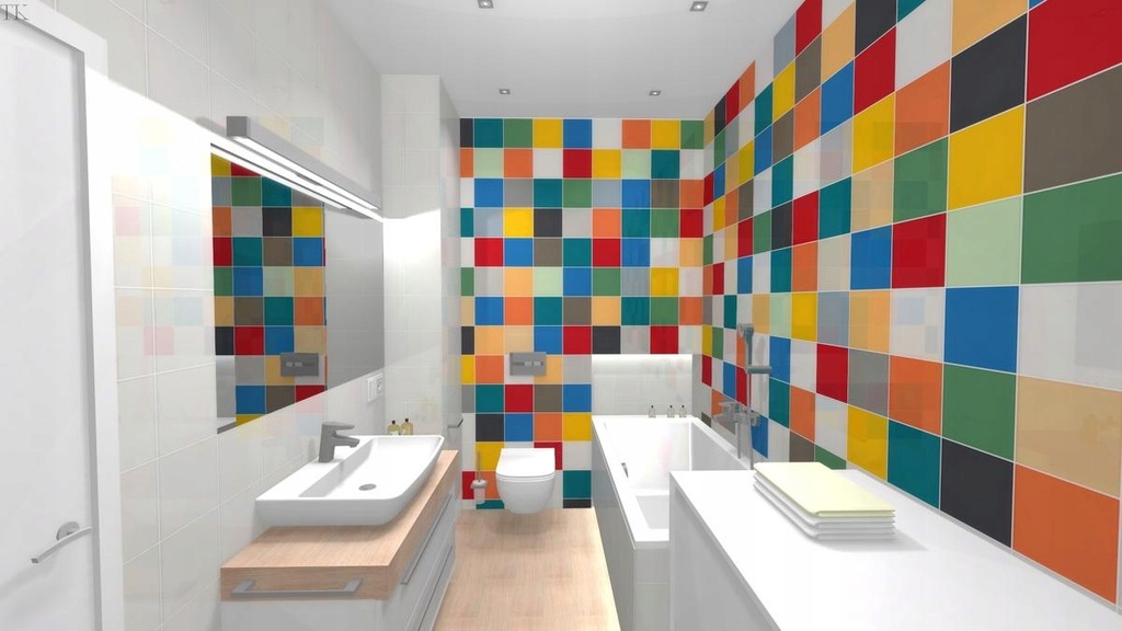 Tubądzin płytki ścienne Pastele 20x20 Najszybciej - 7551159605 - oficjalne archiwum Allegro