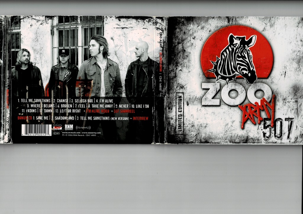 ZOO ARMY 507 Limited Edition 2 CD 2006 Digi Okazja