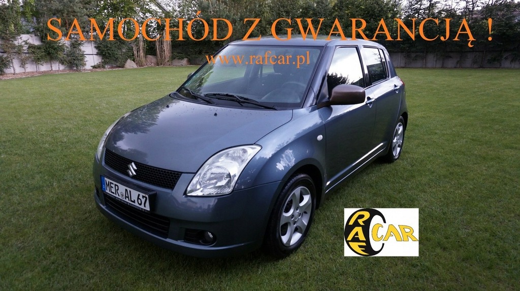 Suzuki Swift z Niemiec zarejestrowany. Gwarancja