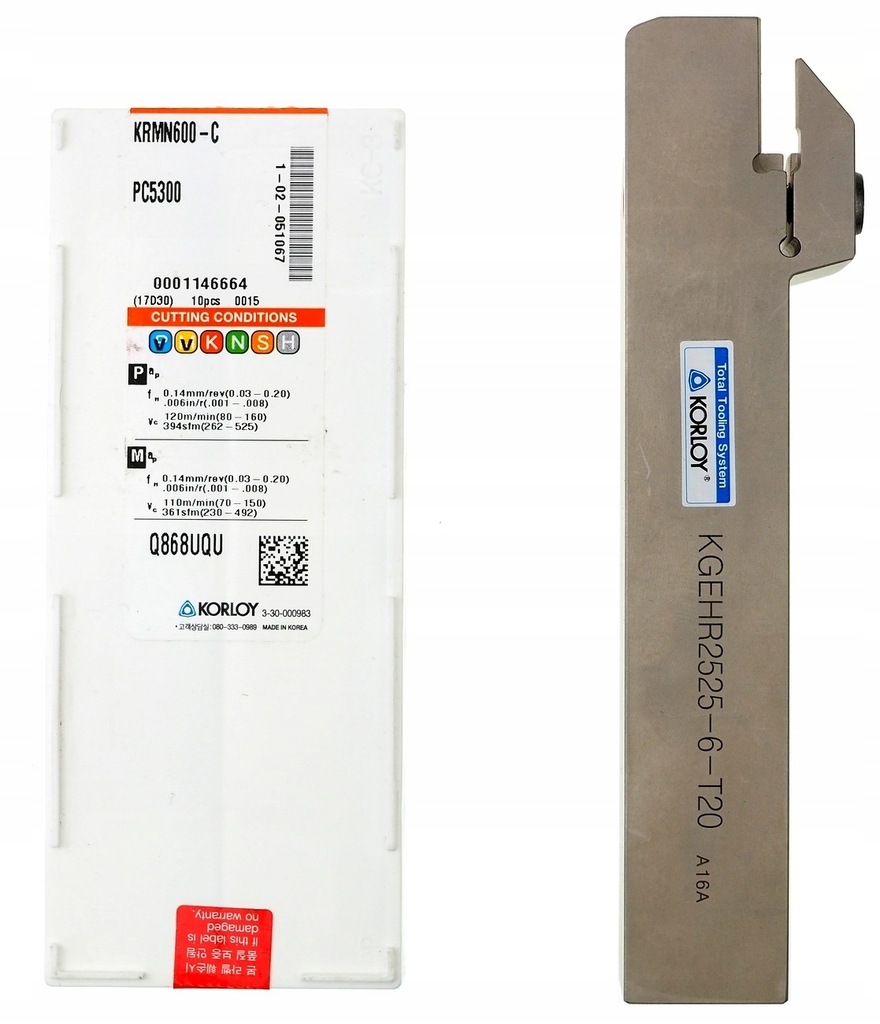 NÓŻ PRZECINAK 2525 6 T20 KGEHR KORLOY +10PŁYTEK - 8678170881 ...