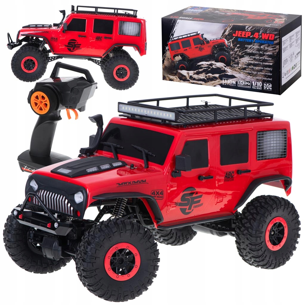 Samochód zdalnie sterowany na pilota RC WLToys 104311 Rock Crawler 1:10 15k