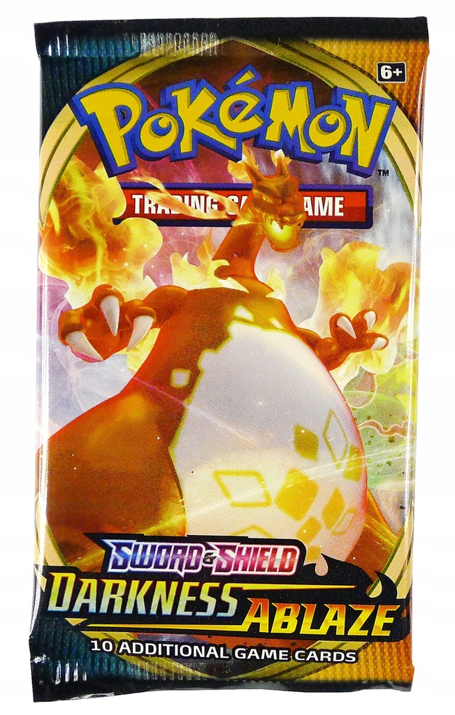 karty POKEMON DARKNESS ABLAZE BOOSTER SASZETKA 10