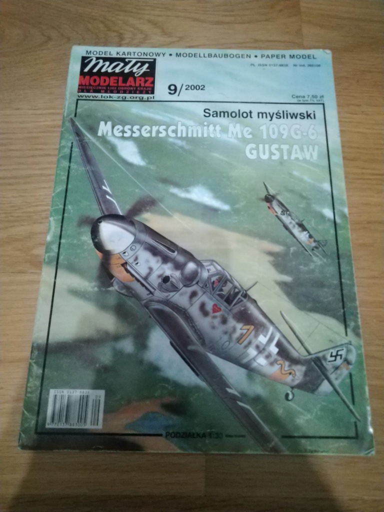 Купить Малый Modelarz MM 9/2002 Messerschmitt Bf 109 G-6: отзывы, фото, характеристики в интерне-магазине Aredi.ru